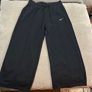 Nike Black Joggers with White Logo